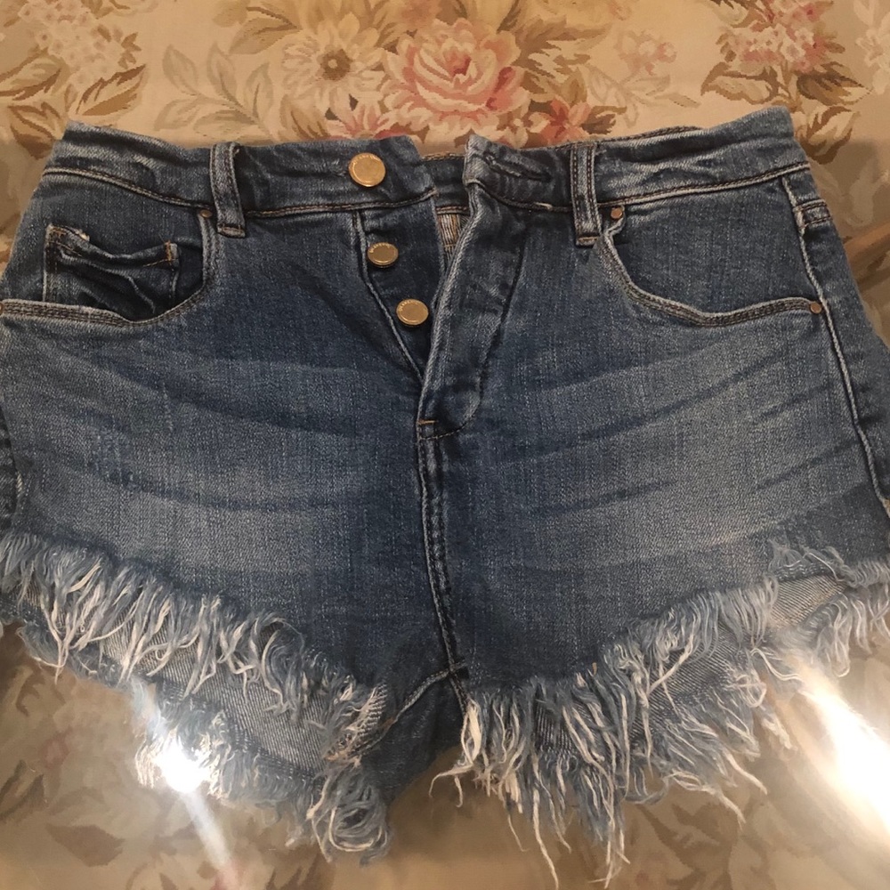 Blank Jean Shorts